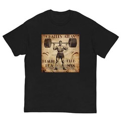 Gym T-Shirt, Charles Atlas fitness shirt for weight lifting