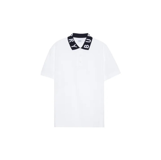 Burberry LOGO Print Polo Shirt Men’s White