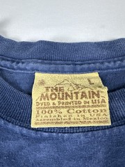 The Mountain Big Cats Tiger Lion Panther Graphic T Shirt Mens Large Blue Tie Dye