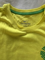 Nike Garra Brasileira Brazil Soccer T-Shirt Mens XL Yellow DH7662-740 World Cup
