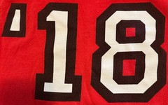 Mens 2018 Aubrey & the Three Migos Drake Tour Long Sleeve Shirt Size Large red