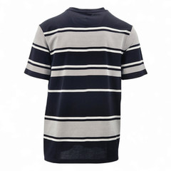 M&S AUTOGRAPH Pure Cotton Striped Textured T-Shirt