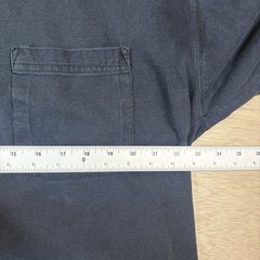 Pocket T-shirt black size XL