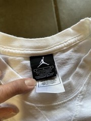Air Jordan Flight T-shirt Used Large Red Foil Vintage