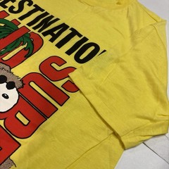 VTG 80’s Destination Surf Snoopy Woodstock Single Stitch Made In USA Artex Large