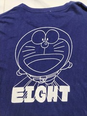 Vintage Doraemon Eight T Shirt Mens M Blue Single Stitch Anime Graphic Japan 90s