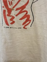 Vintage 1979 Joni Mitchell Summer Tour Concert Tee Mingus Original