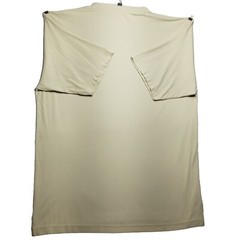 Giorgio Danieli T Shirt 3XT XXXL 3XL Tall Tan Sand Ecru Made In Italy Top FLAWS