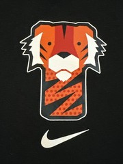 Nike Tiger Woods Frank Golf Tee DR7721-010 Black Size L Authentic Logo T-Shirt