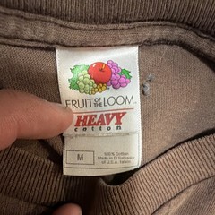 Vintage 90s Fruit of the Loom Heavy Cotton Yoshi Super Mario Brown Men’s Size M
