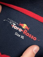 Vintage Toro Rosso Red Bull Racing Big Logo Men Size XL T Shirt Blue