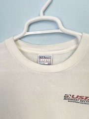 Vintage 90s USTA Midwest Section Wisconsin District Tennis T Shirt Medium