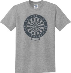 Be Curious Not Judgmental Dart Board Unisex T-Shirt (S-5X)