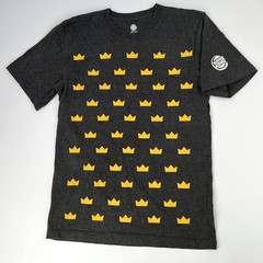 Burger King Shirt Men Small Go The Extra Smile Crown All Over Work Party Core Nw