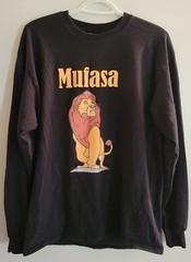 Mufasa I’m Surrounded By Idiots Long Sleeve Shirt Size Large Lion King Scar