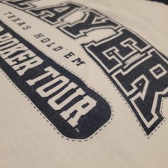 World Poker Tour Ringer TShirt Mens Large 2004 No Limit Player Texas Hold Em