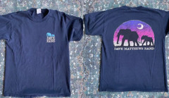 2 sided Dave Matthews Band elephants Cotton T Shirt Full Size S-5XL SS581