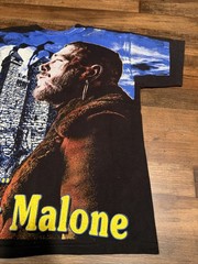 Post Malone AOP Shirt Size XL RAP Tee BOOT Tultex Circles Black Free Shipping