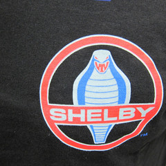 Ford Shelby Logo GT40 1966 Le Mans Cars Cotton T-Shirt Black Official Licensed
