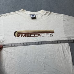 Vintage Mecca T Shirt Mens XL Graphic Print Skater Grunge Japanese Y2K 2000s