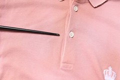 DOLCE & GABBANA T-shirt Pink Crown Collared Short Sleeve Polo IT46/US36/S 750usd