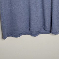Marine Layer Absurdly Soft Signature Crew Neck Tee Heathered Blue Mens M/L