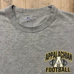 VTG App State Russell T-Shirt Men’s S Gray Polycotton 2006 D1 Football Champs