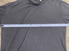 St. John’s Bay Men’s 3XLT Gray Turtleneck Shirt Long Sleeve