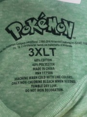 New Men’s 3XLT Pokémon Pikachu Graphic T-Shirt Kelly Snow Heather Green $30