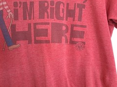 Where’s Waldo I’m Right Here Dude Tee Shirt Red M Savvy Vintage