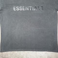 FOG Essentials Boxy T-Shirt Unisex XS Stretch Limo Black 125SP202000F SS20