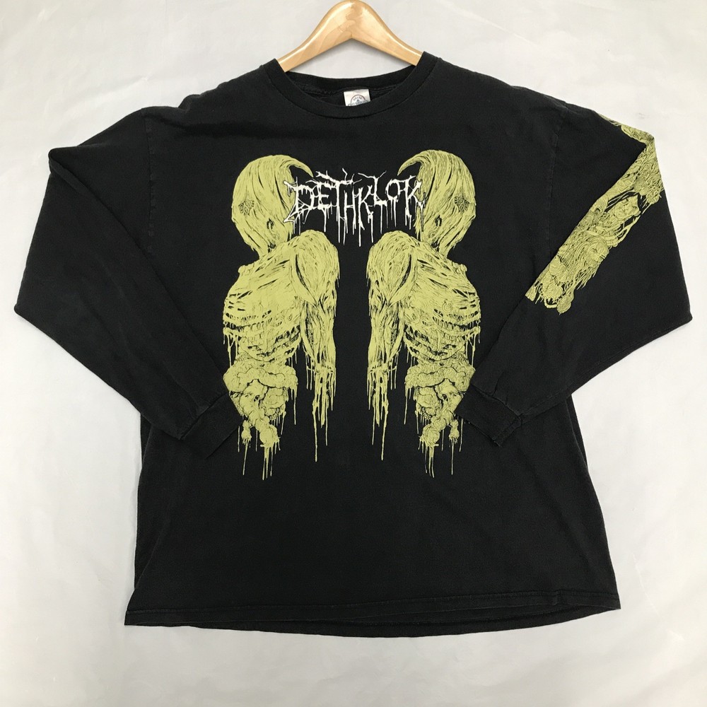 Vintage Adult Swim Metalocalypse/Dethklok Shirt Black Longsleeve XL USA Made