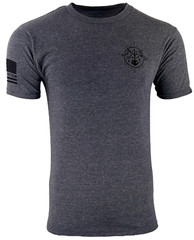 Howitzer Style Men’s T-Shirt CHRIS KYLE CIRCLE SHIELD Military Grunt MFG