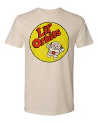 Retro Ad Art Tee T Shirt Vtg Lil Orbits Donut Mini Donuts 60s