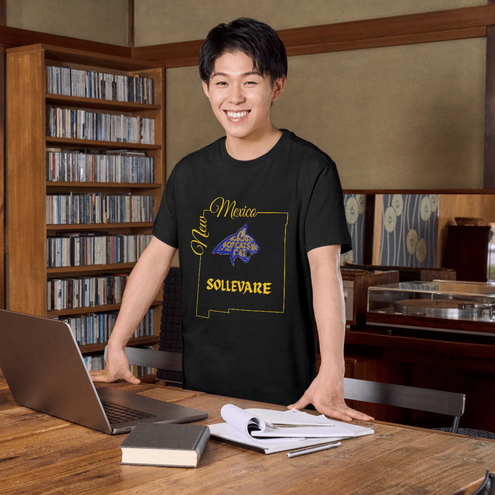 Sollevare Bobcat Graphic Tee Black Yellow Bella and Canvas T-Shirt Youth RCA