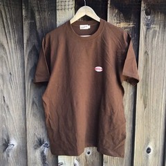 Non Stock Mfg Brown USA Cotton T Shirt XL Minimalist Blank Casual Tee