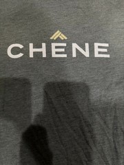 Chene Gear T-Shirt L Logo Tee Grey Duck Hunting Arkansas NICE