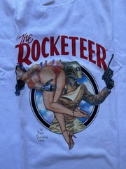 Vintage 80s Rocketeer T-Shirt Dave Stevens ONEITA Comic Art 1984 Size XL NOS