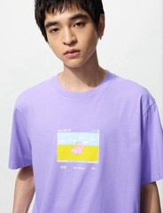 Uniqlo Pokemon T Shirt Slow poke Purple Japanese Japan card Slowpoke M Medium