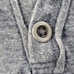 Lucky Brand Venice Burnout Blue Short Sleeve Henley T-Shirt Men’s M