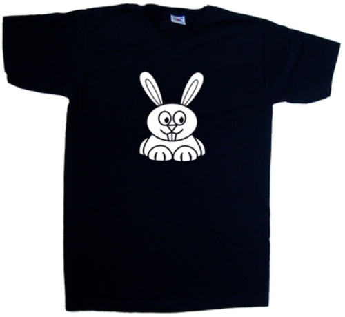 Cute Rabbit V-Neck T-Shirt