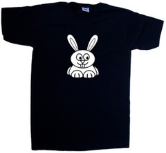 Cute Rabbit V-Neck T-Shirt