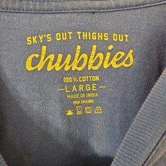 Chubbies Long Sleeve Graphic Print T Shirt Size L The weekend has a…