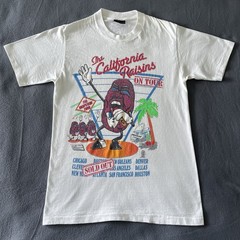 VINTAGE California Raisins Shirt Mens Medium Single Stitch Grapevine 80s Read