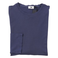 Kired by Kiton Extra-Slim Knit Crepe Cotton Long Sleeve T-Shirt XXL (Eu 56) NWT