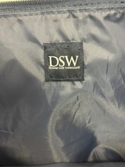 DSW Black Weekender Travel Duffel Tote Bag Carry On Shoulder Strap Large