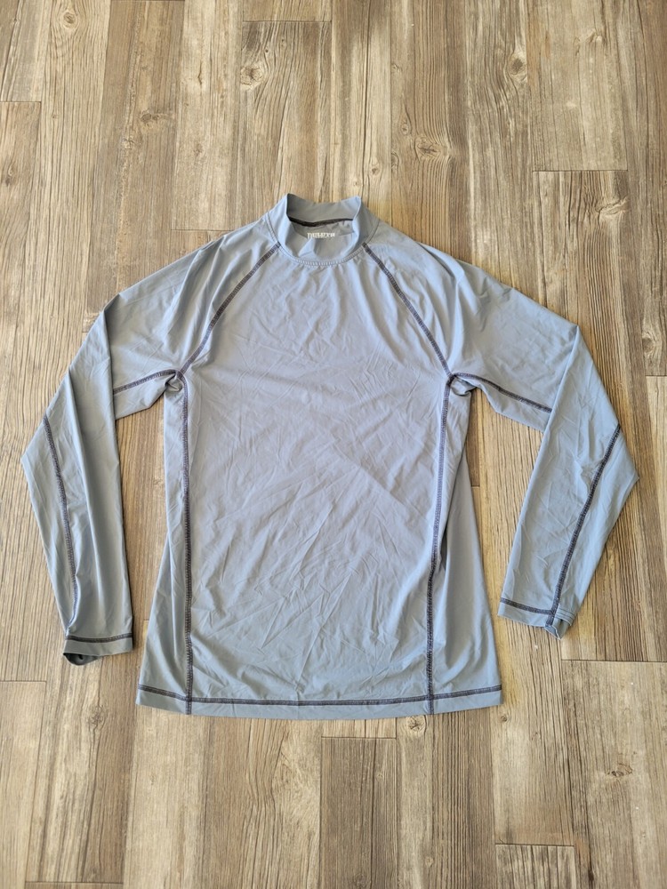 Duluth Trading Co Base Layer Mens Gray Medium Buck Naked Performance T-Shirt Tee
