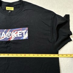 MARKET Men’s Black T-Shirt Size XL Graphic Logo Short Sleeve Crew Neck Tee NWT