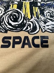 Shein Men Rocket & Letter Graphic Tee Round Neck Size Medium (38)