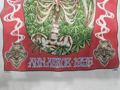 Vintage 1995 Hash Bash T from Ann Arbor, Mi. Great Graphics. worn once. RARE!